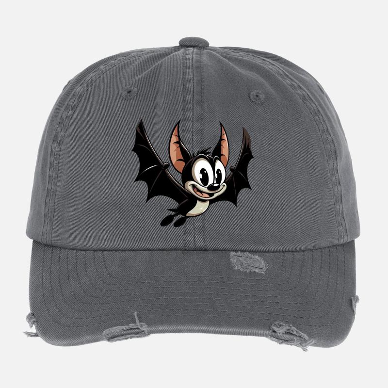 Bat Flexfit Vintage Destroyed Cap