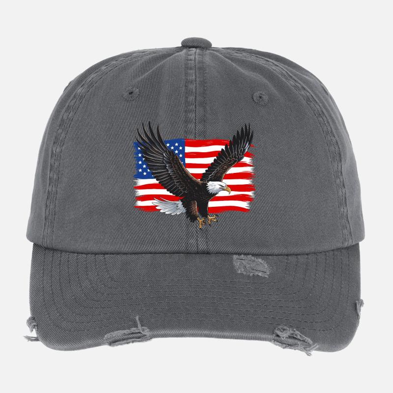 États-Unis Casquette vintage effet usé Flexfit