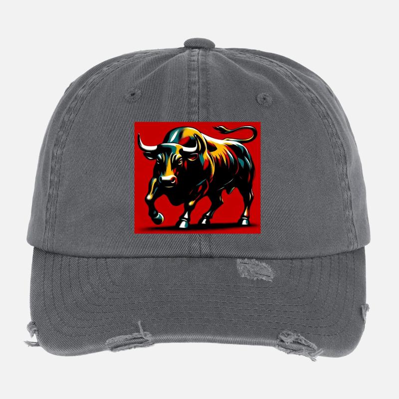 bull Flexfit Vintage Destroyed Cap