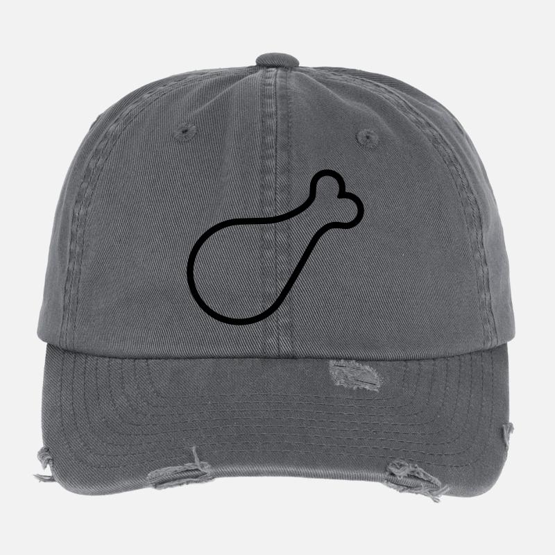 cuisse de poulet Casquette vintage effet usé Flexfit