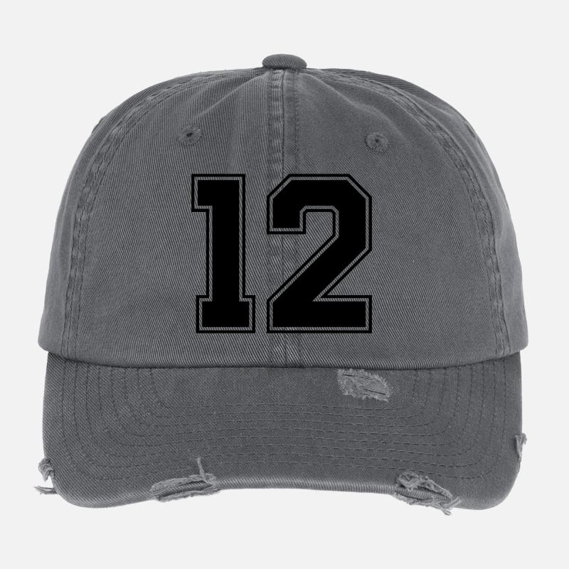 Numéro 12 Casquette vintage effet usé Flexfit