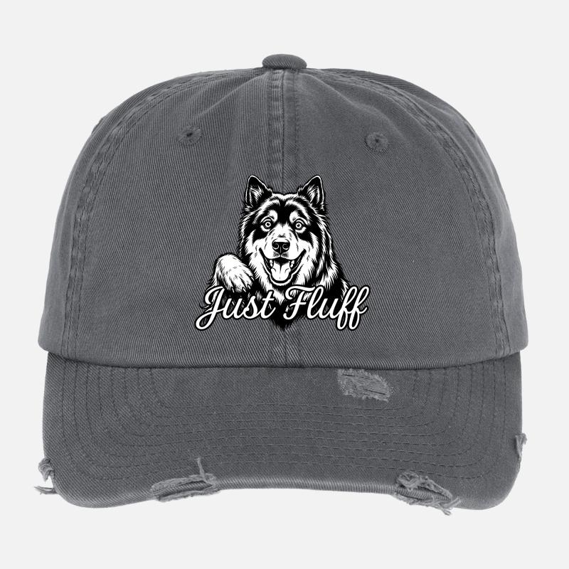Eurasier | Fluffy Flexfit Vintage Destroyed Cap