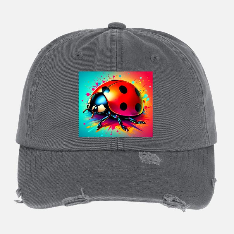 Marienkäfer Flexfit Vintage Destroyed Cap