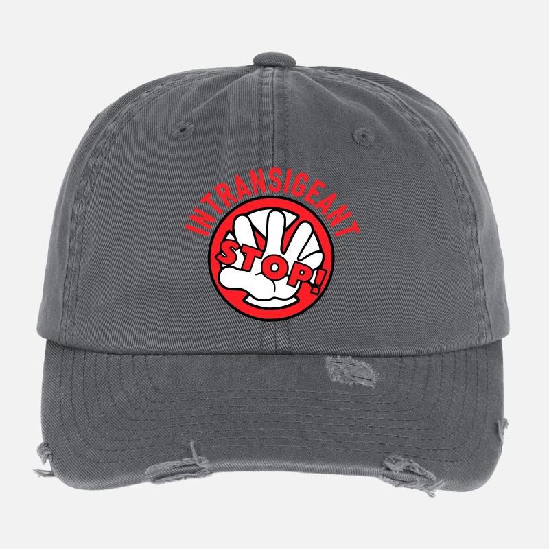 Intransigeant Casquette vintage effet usé Flexfit