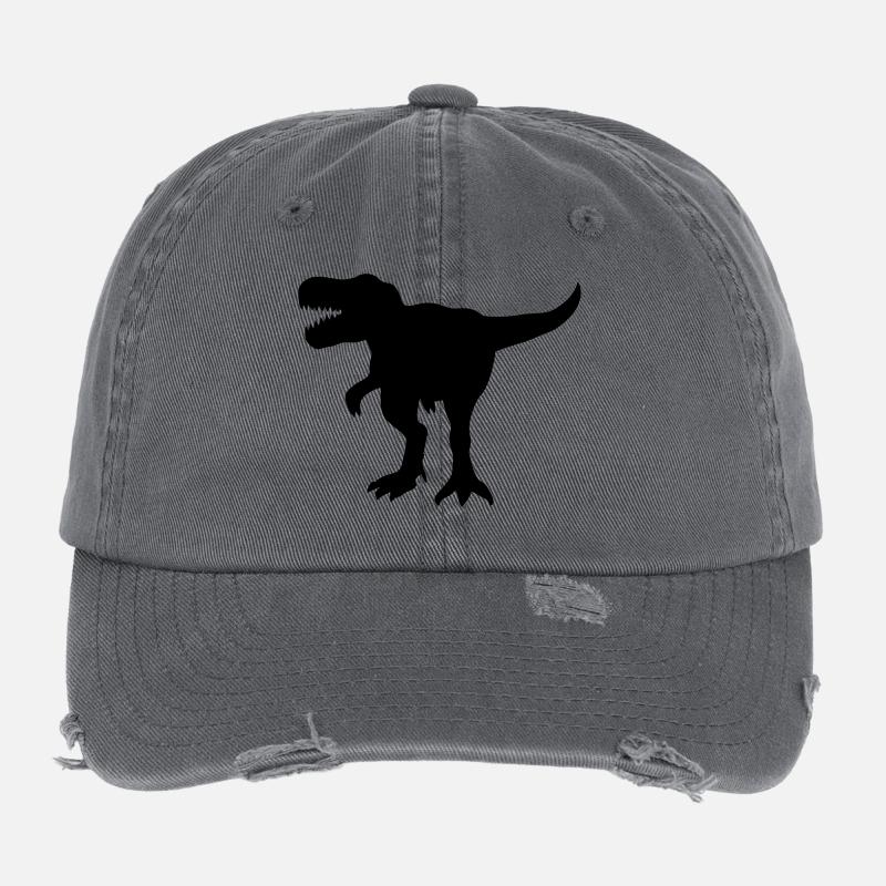 Dinosaur gift Flexfit Vintage Destroyed Cap