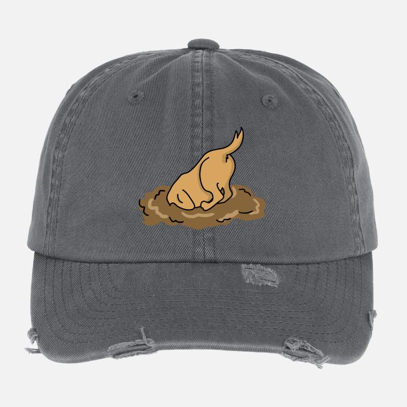 Hund Flexfit Vintage Destroyed Cap