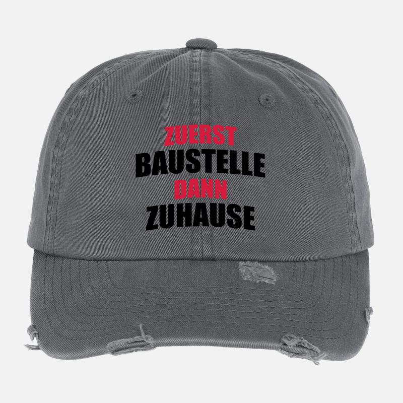 Construire une maison Casquette vintage effet usé Flexfit