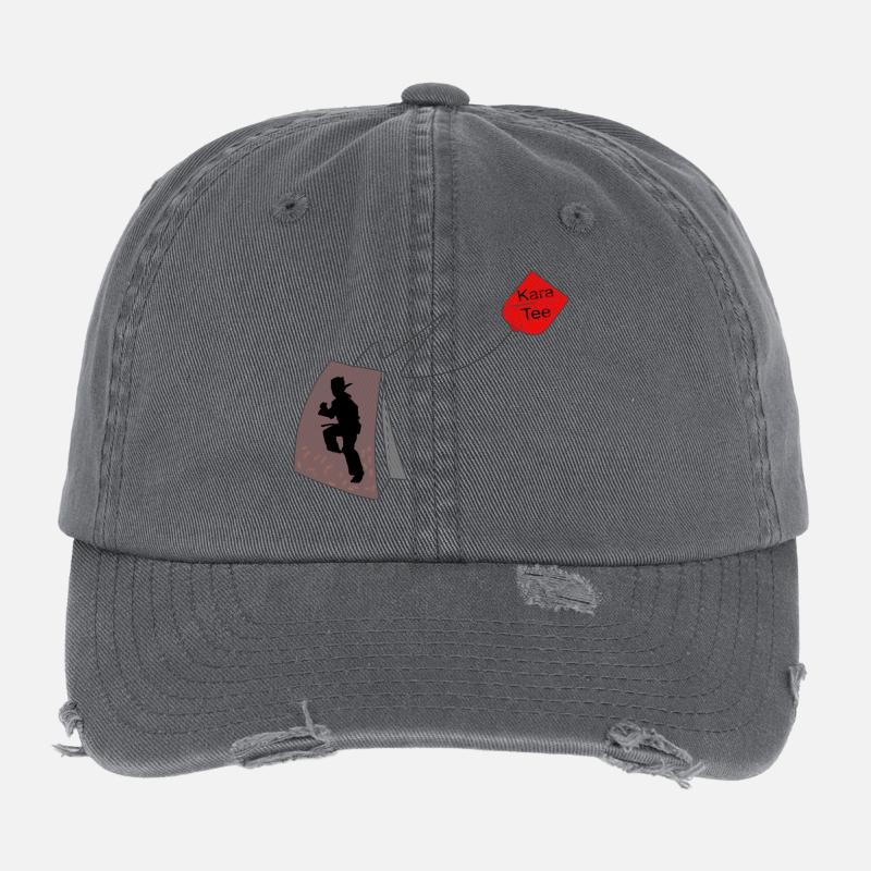 KaraTee. Karate Flexfit Vintage Destroyed Cap