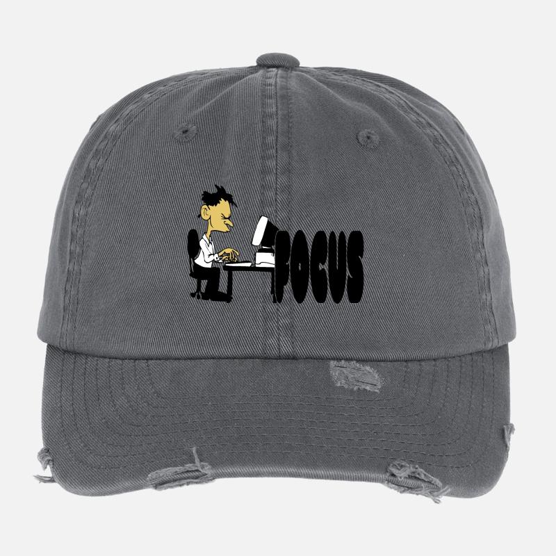 Office workaholic Flexfit Vintage Destroyed Cap