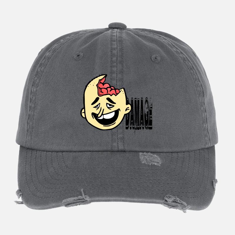 Stupide obstrue l'idiot Casquette vintage effet usé Flexfit