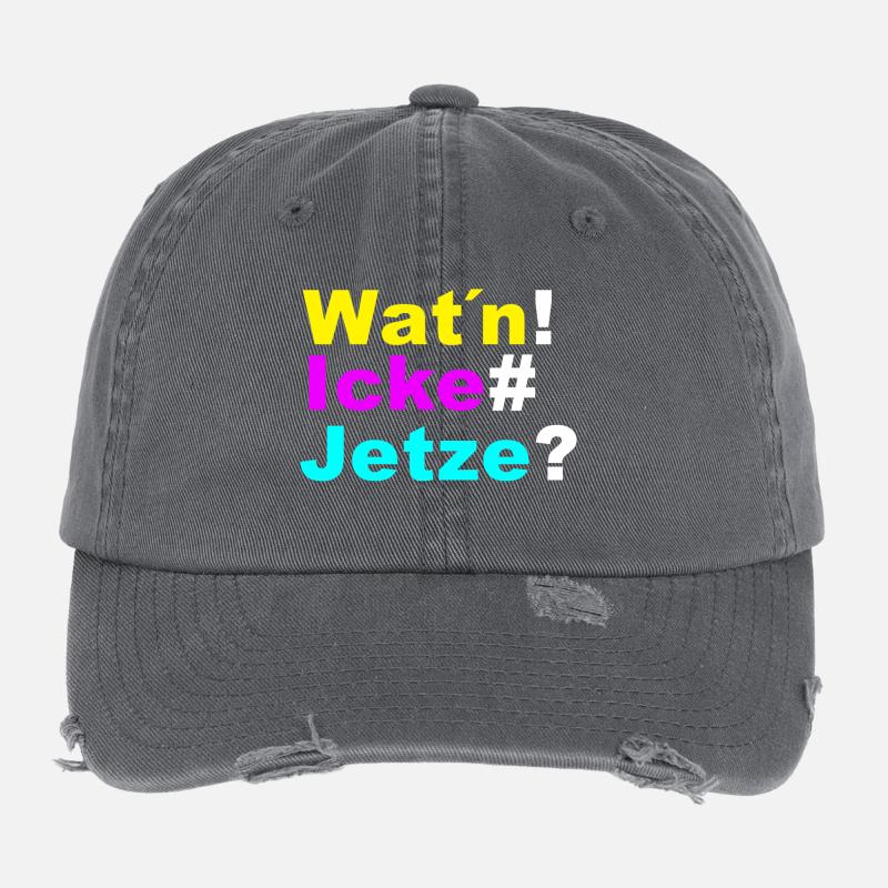 Wat´n icke jetze Flexfit Vintage Destroyed Cap