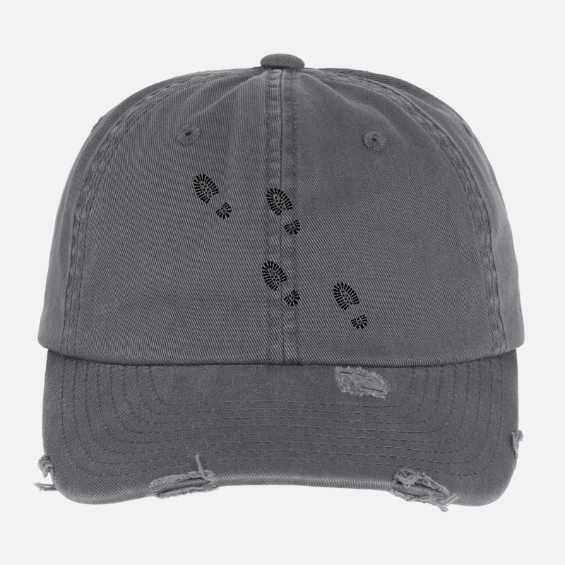 Spuren Schuhen traces Flexfit Vintage Destroyed Cap