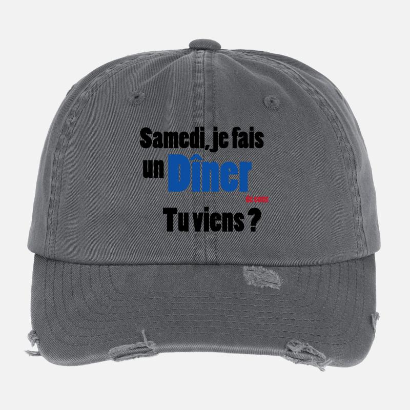 Dumb Flexfit Vintage Destroyed Cap