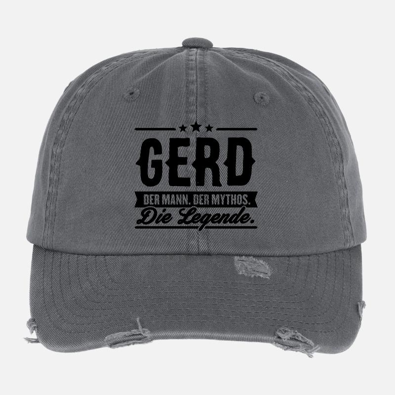 Man Myth Légende Gerd Casquette vintage effet usé Flexfit