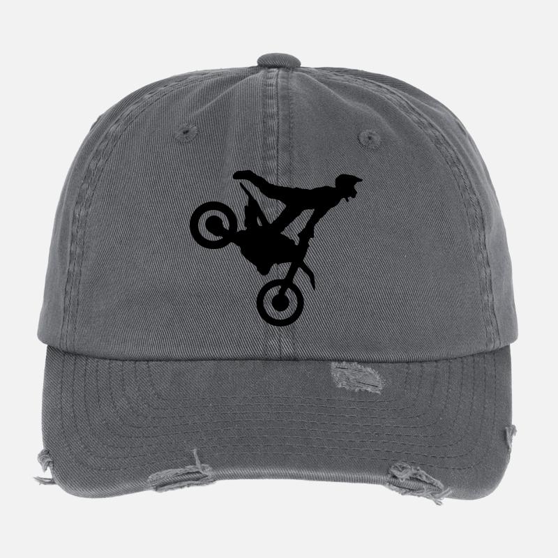 Motorcross Flexfit Vintage Destroyed Cap