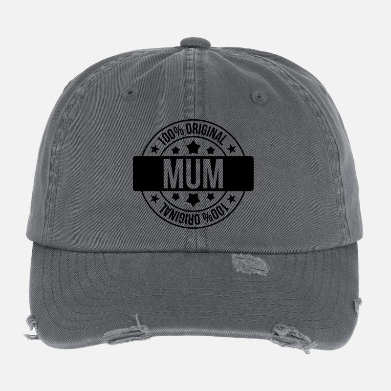 Mum Casquette vintage effet usé Flexfit