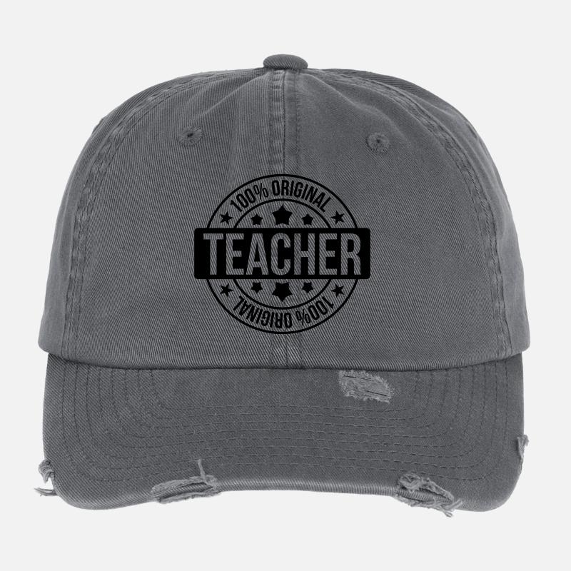 School / Teacher Flexfit Vintage Destroyed Cap