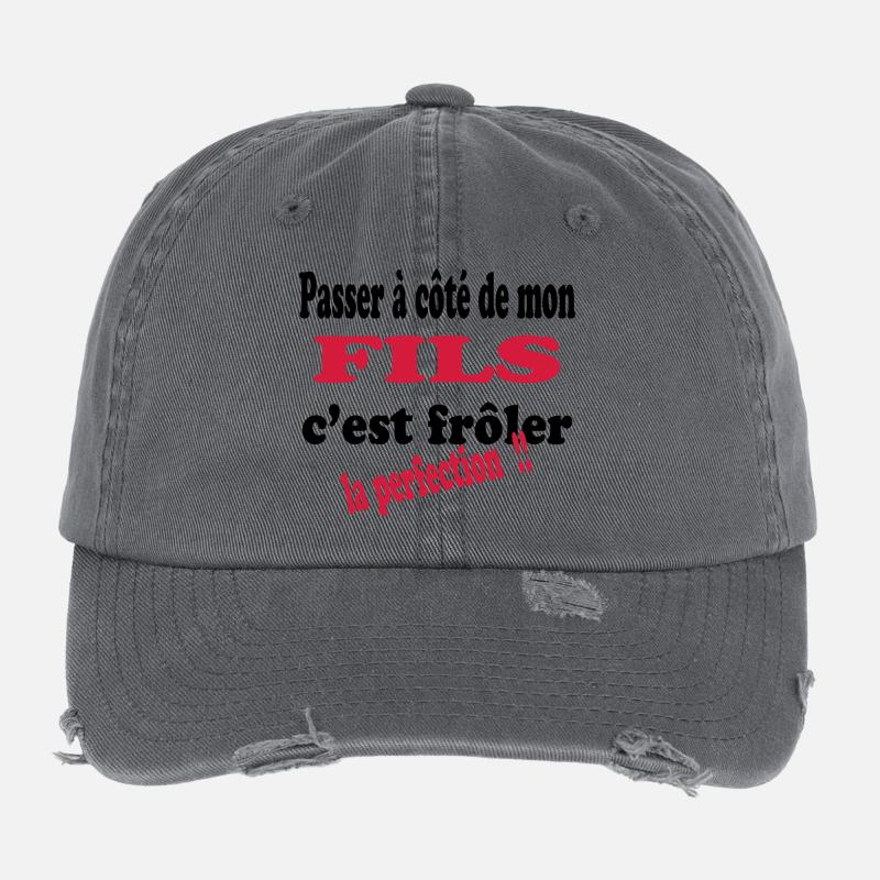 Mon fils la perfection Casquette vintage effet usé Flexfit