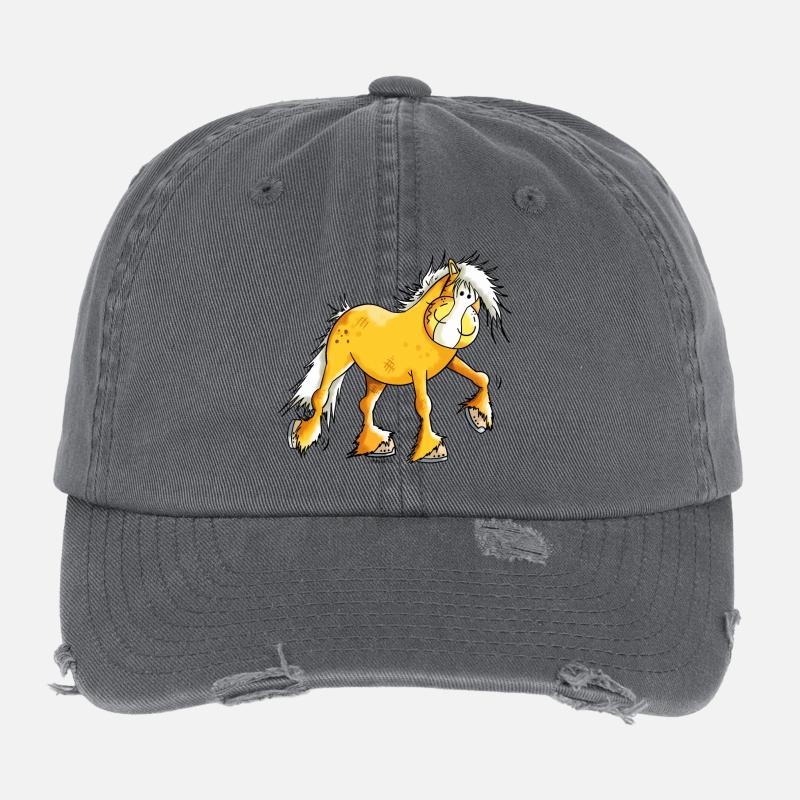 Mignon Haflinger Casquette vintage effet usé Flexfit