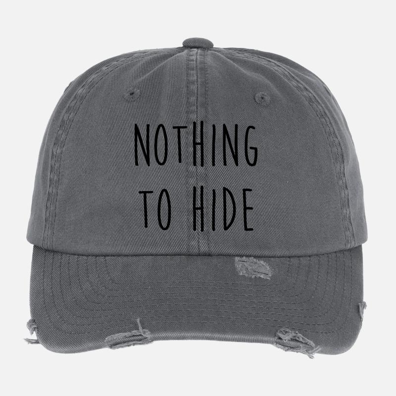 Nothing to Hide Casquette vintage effet usé Flexfit