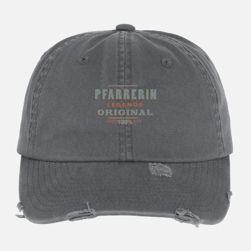 Pfarrerin Flexfit Vintage Destroyed Cap
