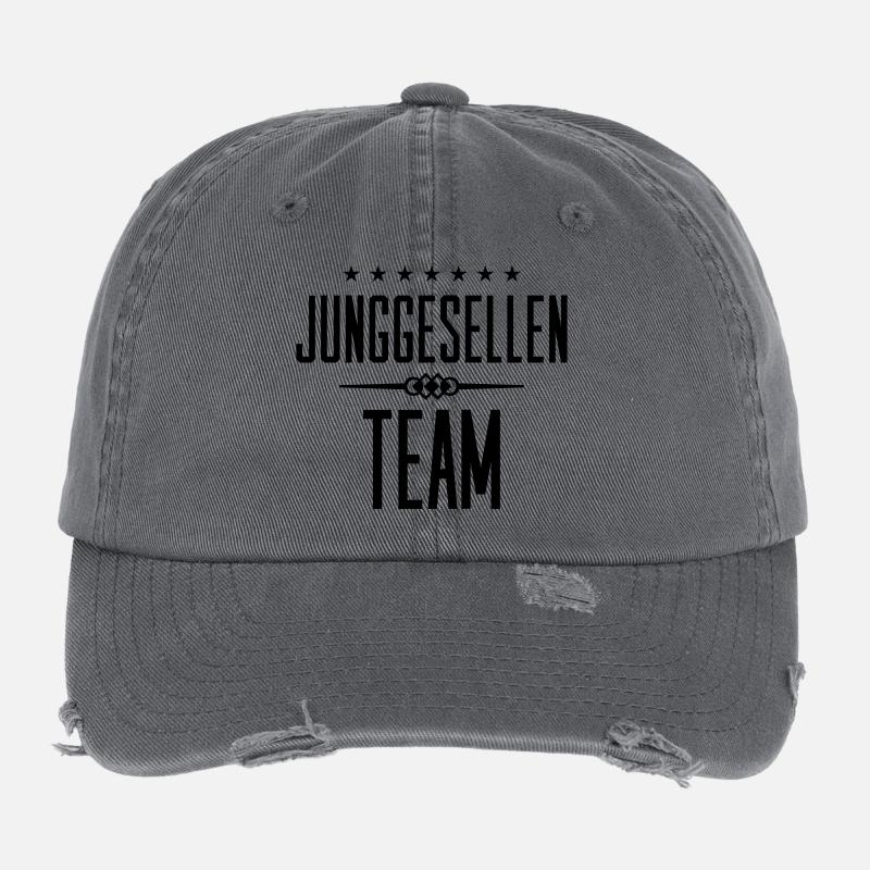 junggesellen team Flexfit Vintage Destroyed Cap