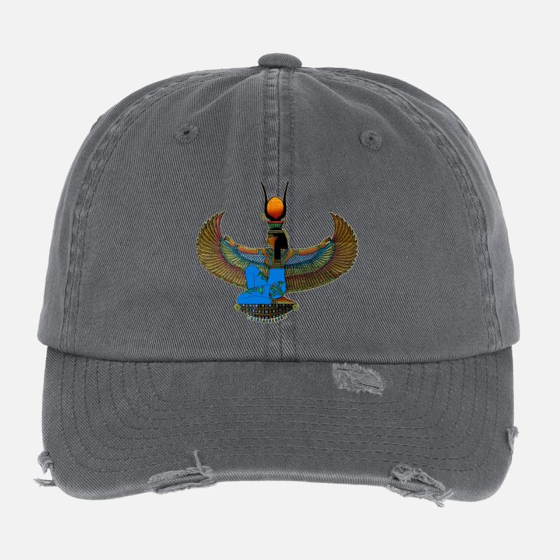 DEESSE ISIS SCHÖPFUNG Louis RUNEMBERG © Adagp Flexfit Vintage Destroyed Cap