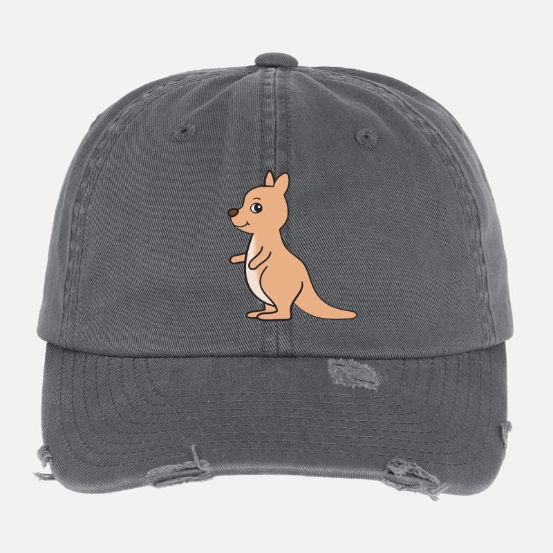 Kangaroo Flexfit Vintage Destroyed Cap