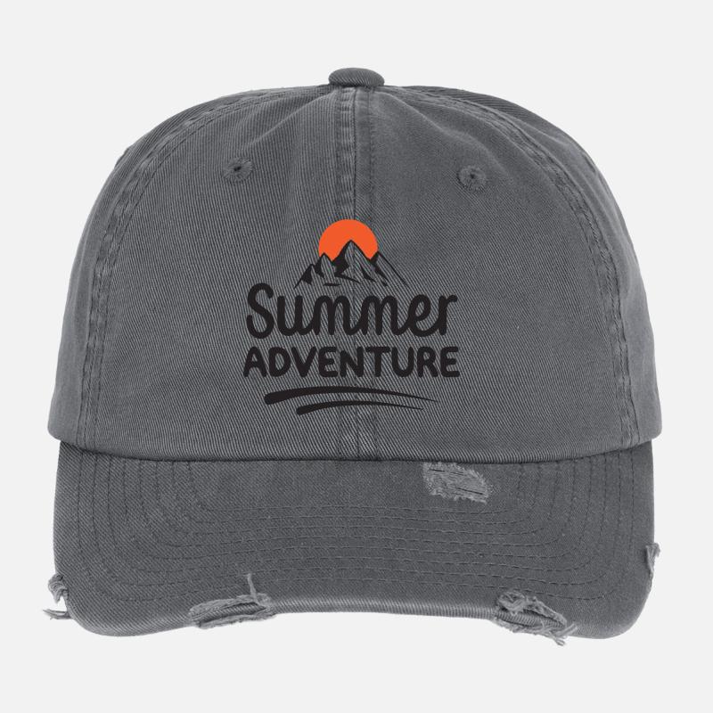 Sommer-Abenteuer Flexfit Vintage Destroyed Cap