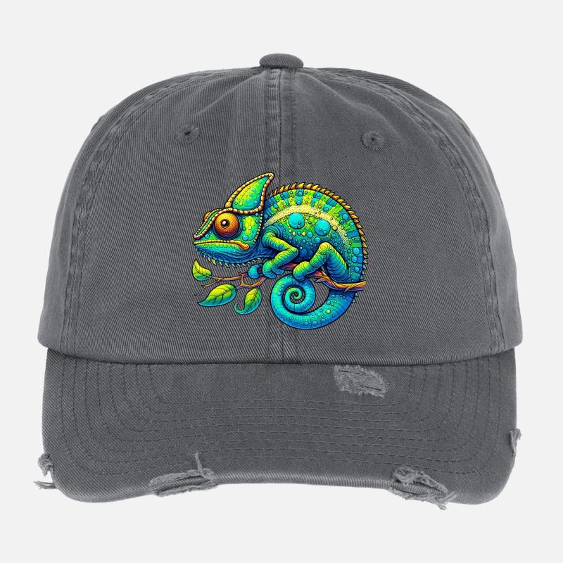 Chameleon Flexfit Vintage Destroyed Cap