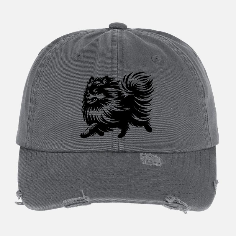Crache nain Casquette vintage effet usé Flexfit