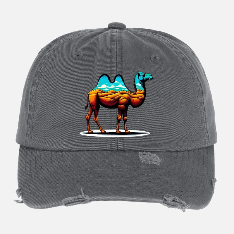 Chameau Casquette vintage effet usé Flexfit