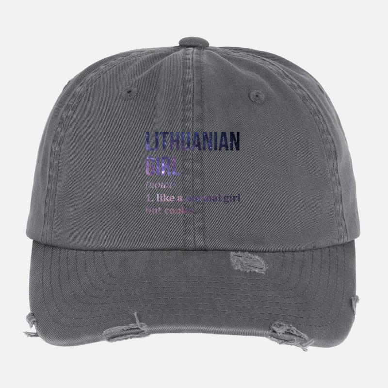 Litauen Flexfit Vintage Destroyed Cap