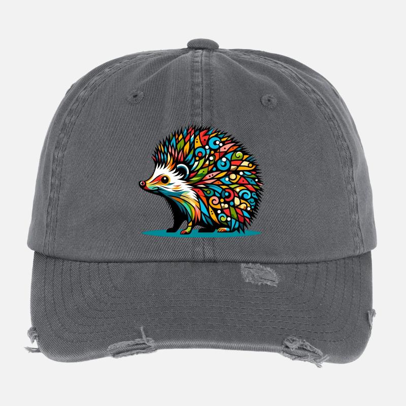 Hérisson Casquette vintage effet usé Flexfit