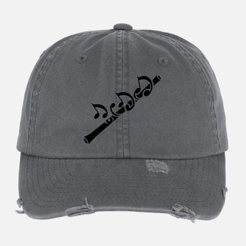 Musique de flûte Casquette vintage effet usé Flexfit