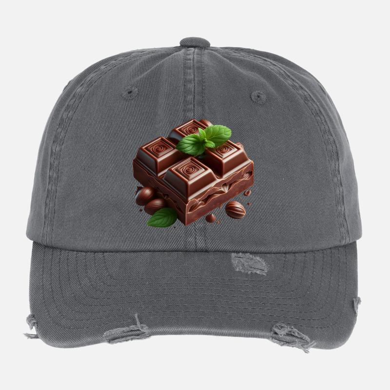 Schokolade Flexfit Vintage Destroyed Cap