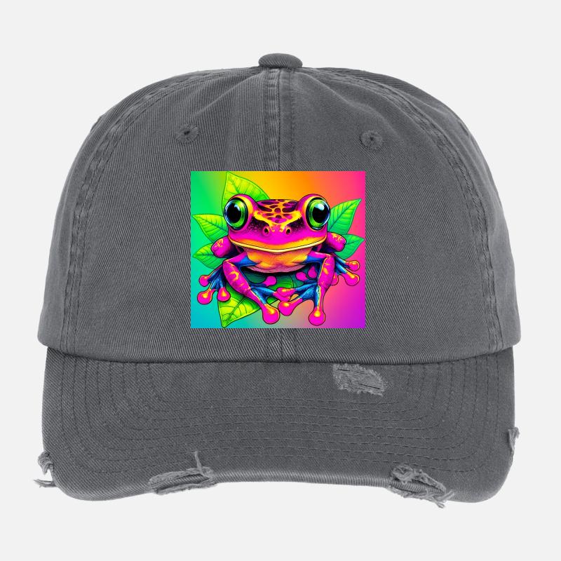 Frosch Flexfit Vintage Destroyed Cap