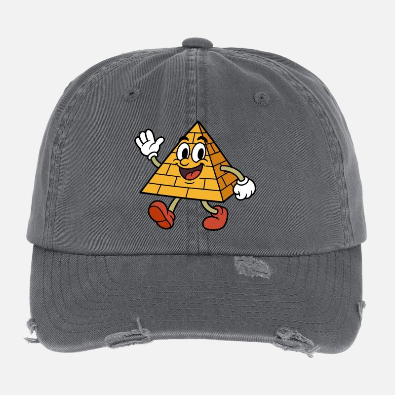 Talking wacky pyramid Flexfit Vintage Destroyed Cap