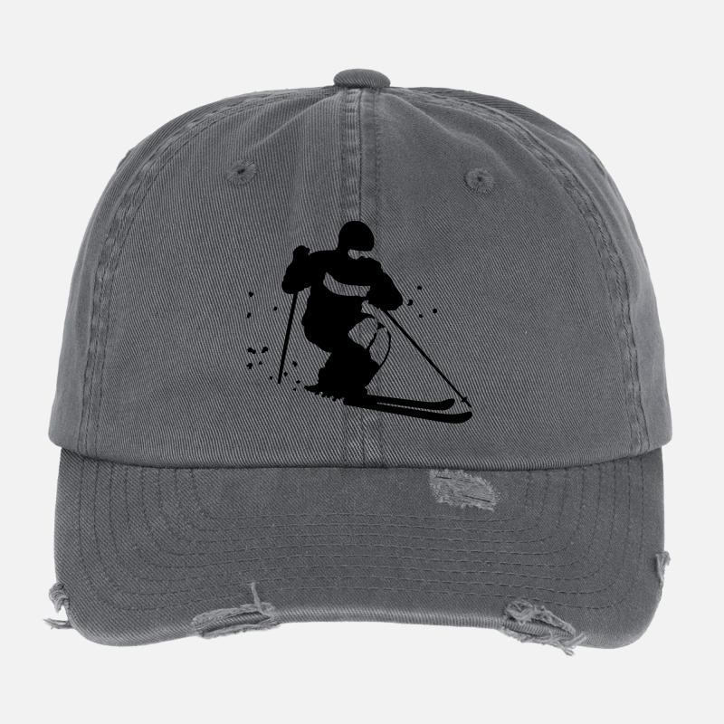 Ski de bosses Casquette vintage effet usé Flexfit