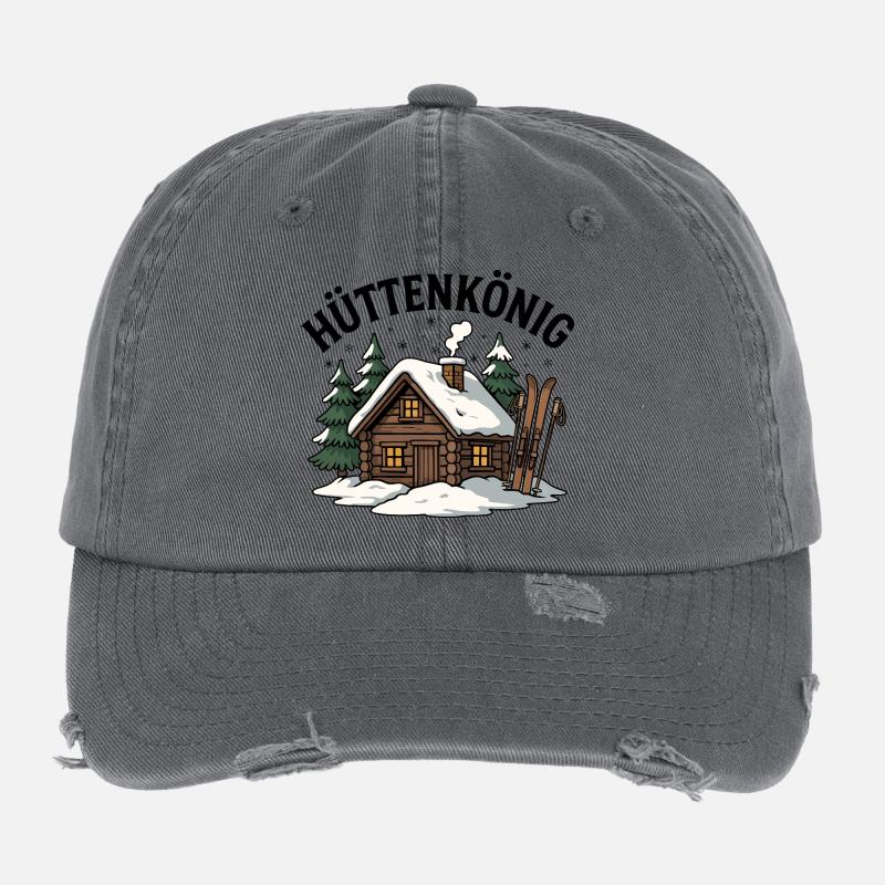 Hut King Flexfit Vintage Destroyed Cap