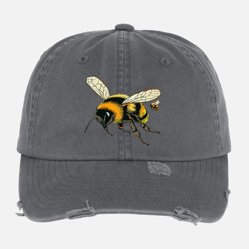 Bourdons Casquette vintage effet usé Flexfit