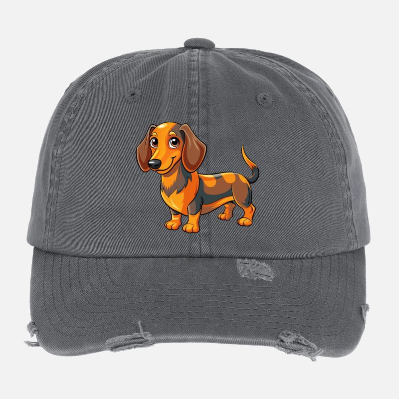 Dackel Flexfit Vintage Destroyed Cap