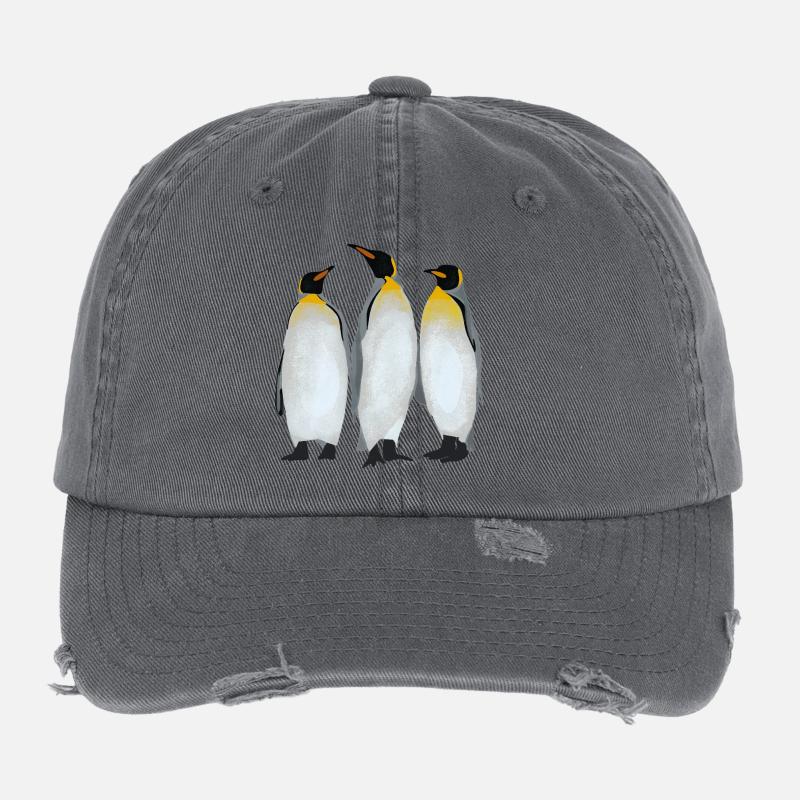 Three Penguins Flexfit Vintage Destroyed Cap