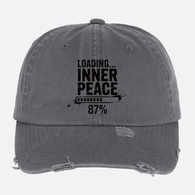Loading Inner Peace - Sarcasm Stress Shirt Flexfit Vintage Destroyed Cap