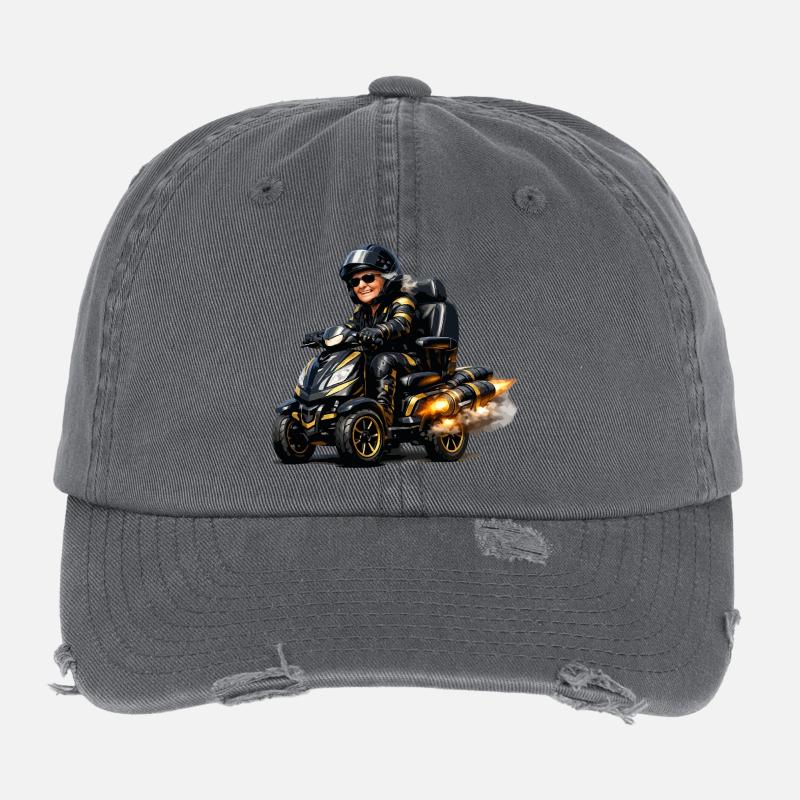 Scooter de mobilité Ardent Casquette vintage effet usé Flexfit