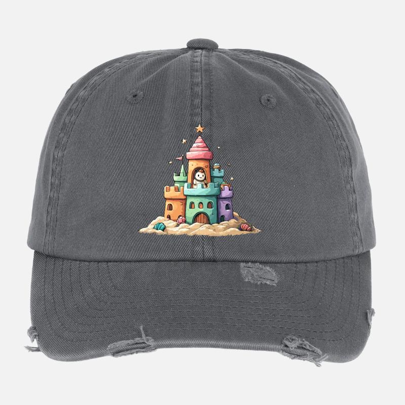 Aventure Étoilée Bac à Sable Casquette vintage effet usé Flexfit