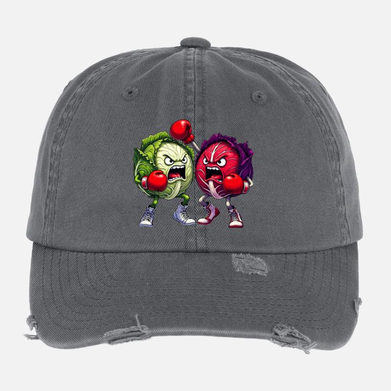 Boxing Cabbages Flexfit Vintage Destroyed Cap
