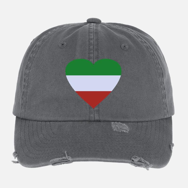 herz_iran Flexfit Vintage Destroyed Cap