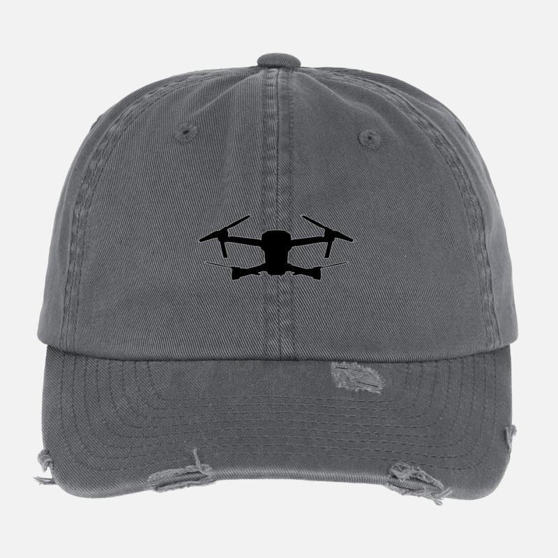 DJI MAVIC PRO DRONE Casquette vintage effet usé Flexfit