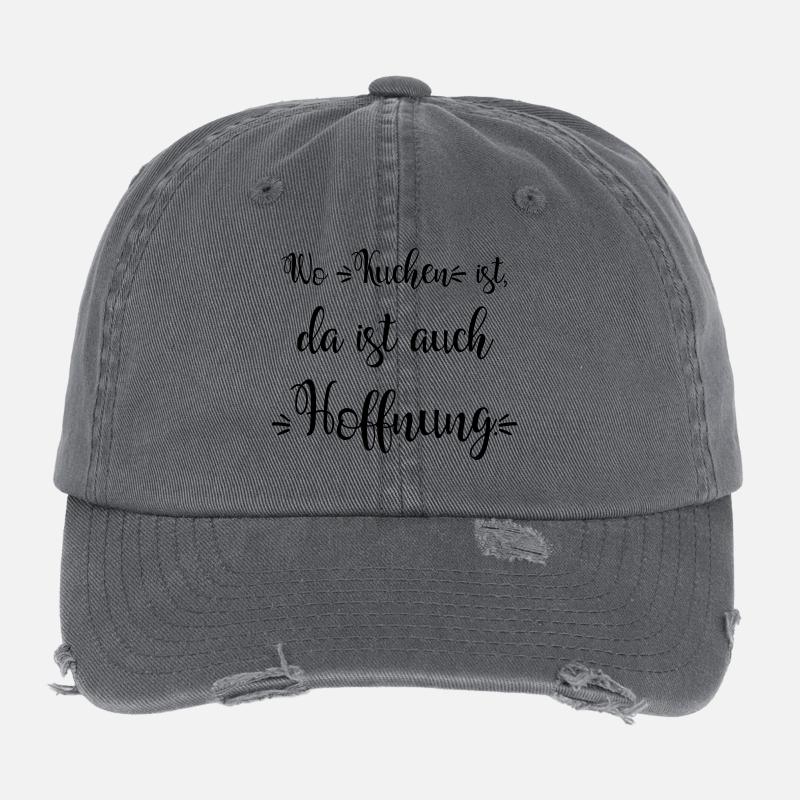 Kuchen ist Liebe! Flexfit Vintage Destroyed Cap